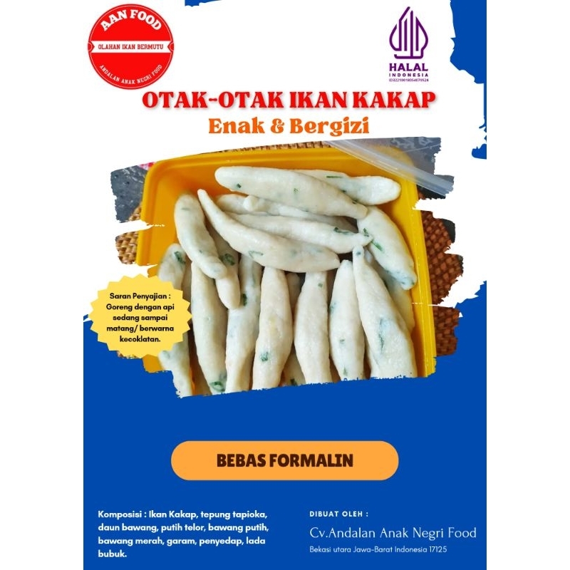 

Otak-otak Ikan Kakap Halal