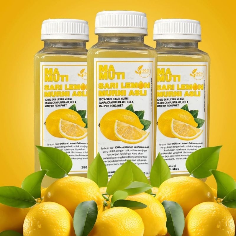 

Ekstrak Sari Lemon California impor murni tanpa campuran air