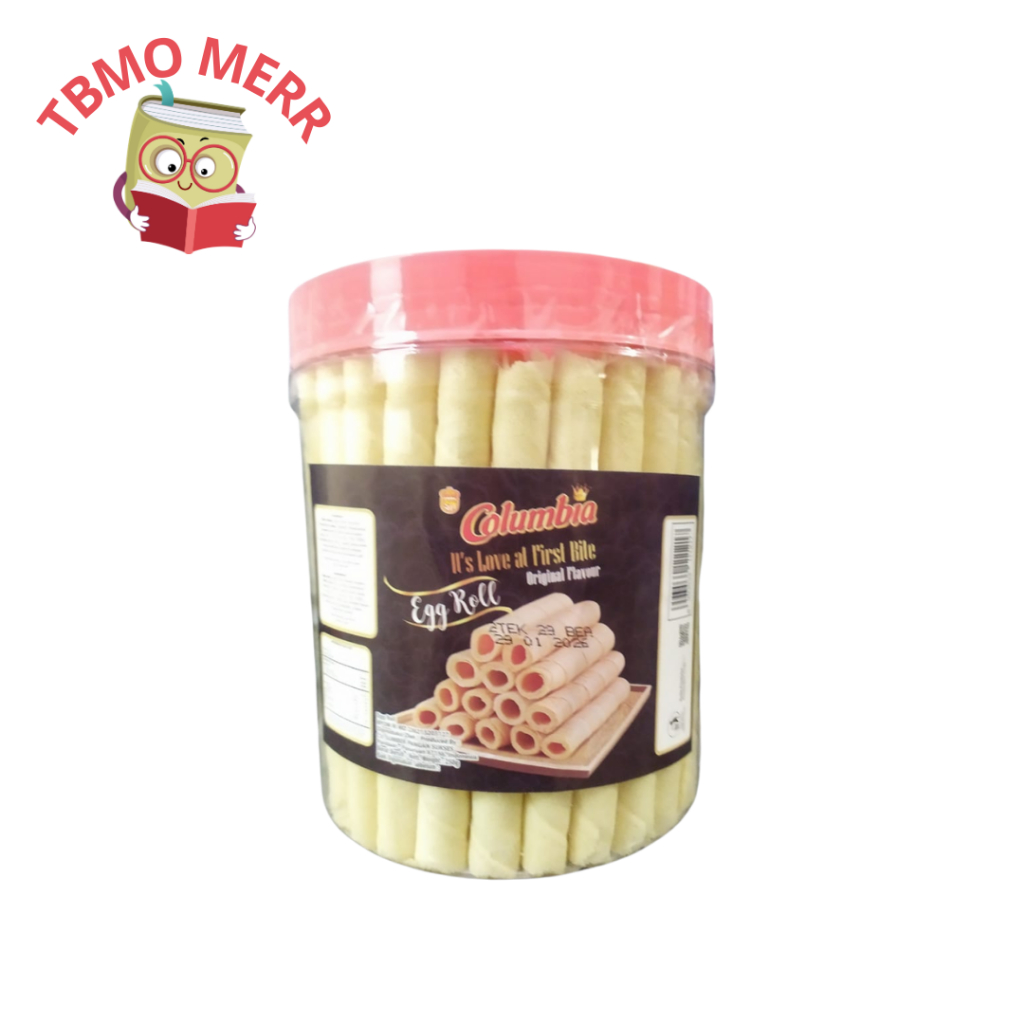 

Columbia Wafer Stick Egg Roll Original 250Gr - Biskuit Lebaran