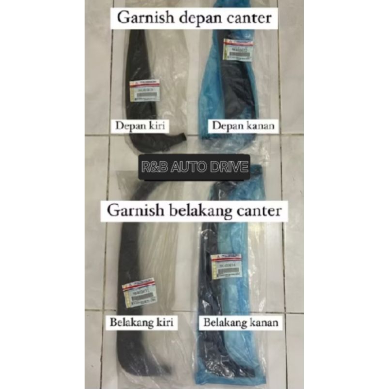 Garnish Depan Belakang Pintu Canter Ori