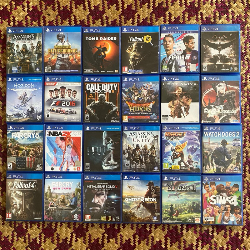 BD / KASET PS4 SECOND (SATUAN / BORONGAN)