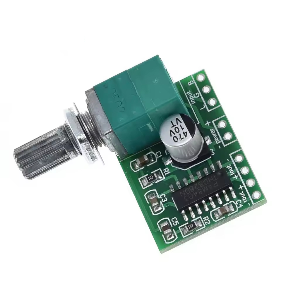MODUL AUDIO MP3 PAM8403 PAM 8403 MINI 5V DIGITAL POWER AMPLIFIER 2X3W 3W XTW8403 POTENSIO POTENSIOME