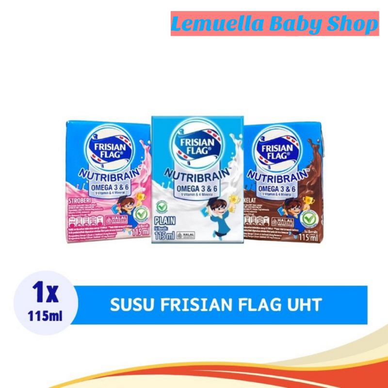 

Frisian Flag UHT 115 ml (Strawberry / Coklat / Plain)