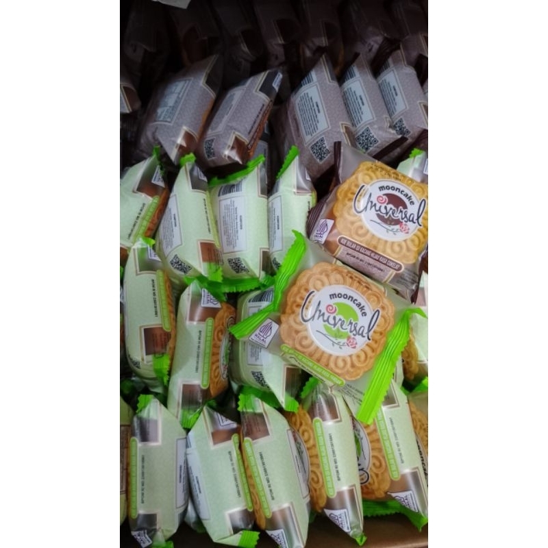 

10biji mooncake kue bulan kacang ijo pandan coklat mooncake universal