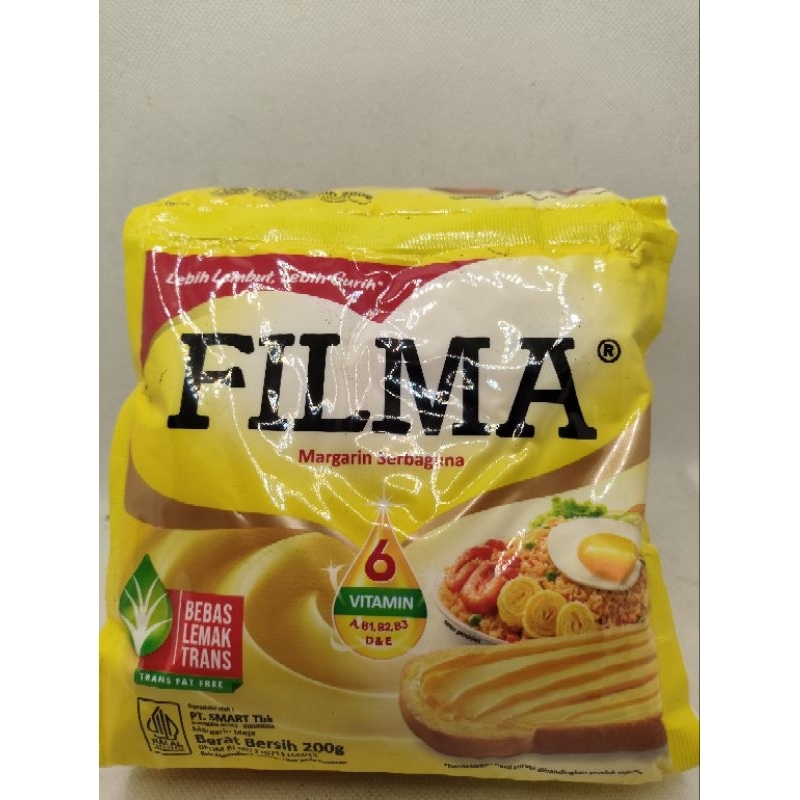 

FILMA MARGARINE SACHET 200 GR