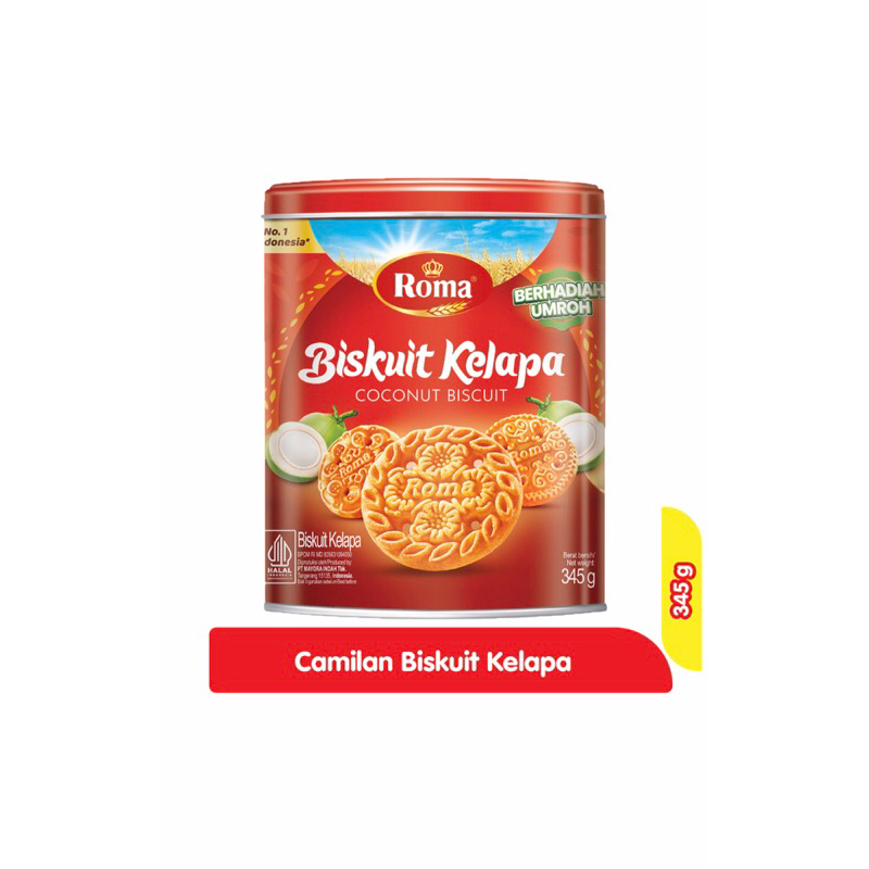 

Roma Biskuit kelapa kaleng 345g