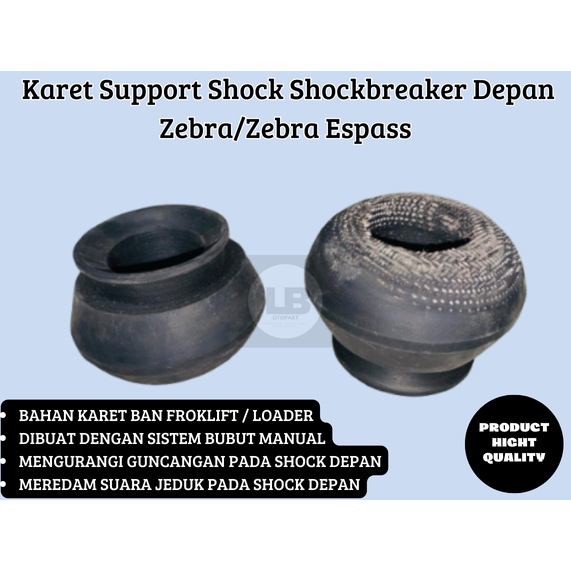 Karet Support Shock Shockbreaker Depan Zebra/Zebra Espass Harga 1pcs