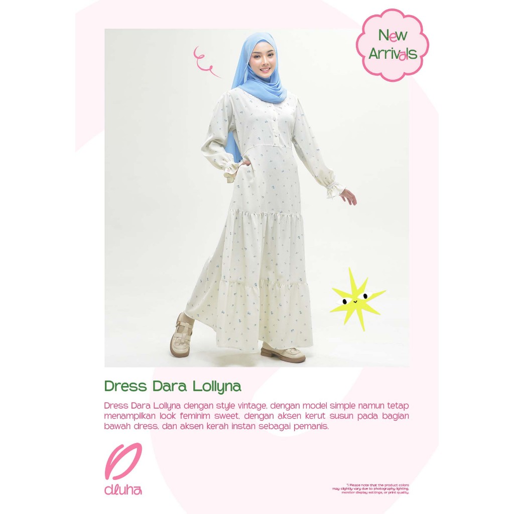 DRESSLIM DLUHA RABBANI - DRESSLIM DARA LOLLYNA