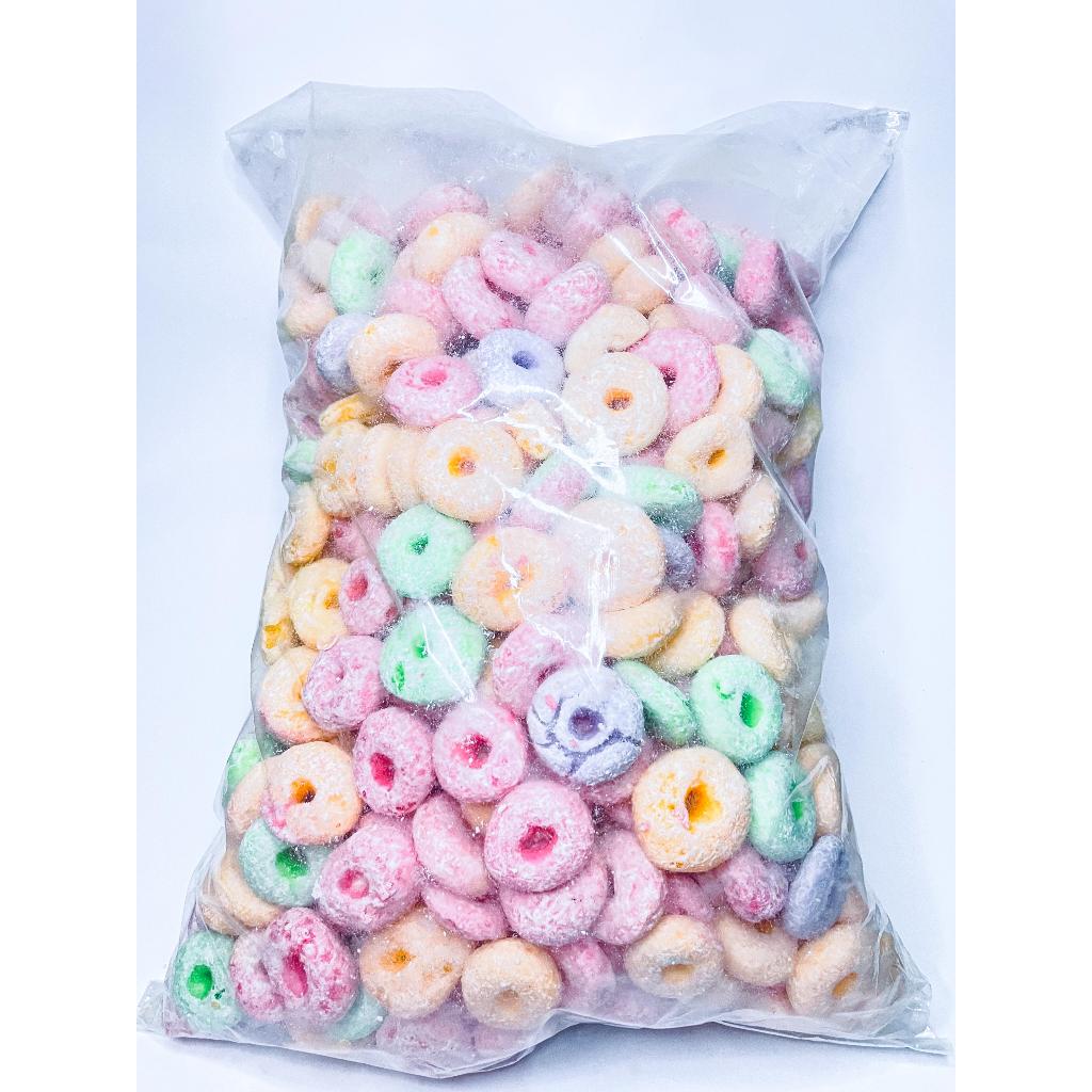 

1ball Donat Getas manis warna, Donat gabus,Donat getas,Getas donat warna wani Kemasan 1.7kg