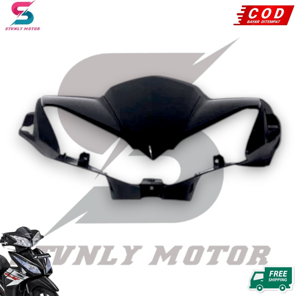 Cover Batok Kepala Depan Blade New hitam 2012 - 2018