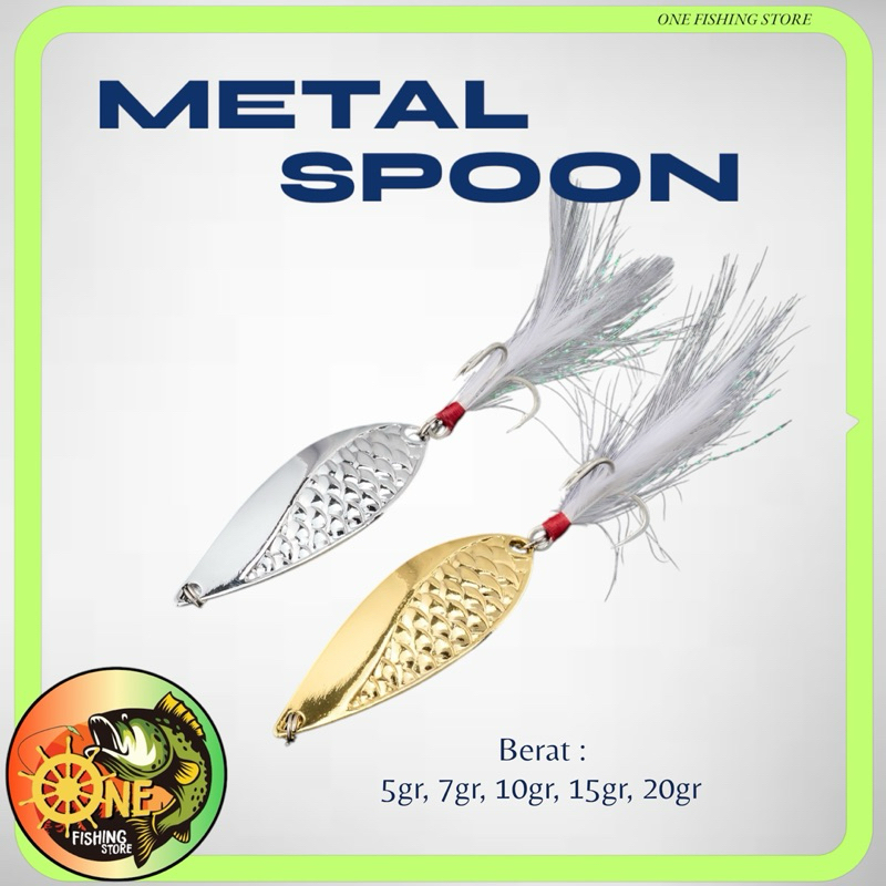 Metal Spoon Lure Micro Jig Umpan Pancing Umpan Jigging Ultralight