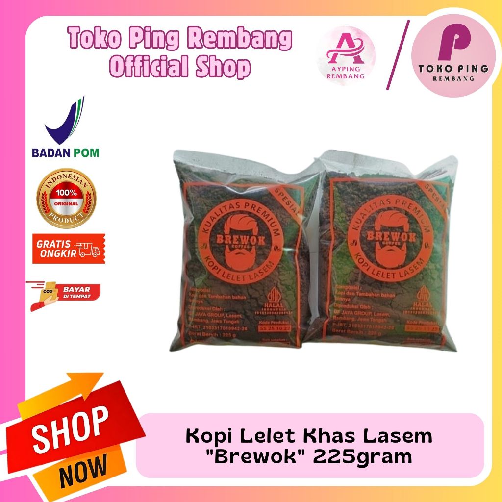 

Kopi Lelet Khas Lasem "Brewok" 225gram