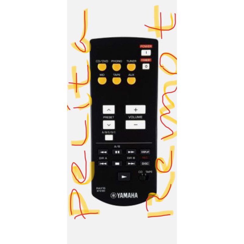 Remot Yamaha amplifier Hometheather original terlengkap