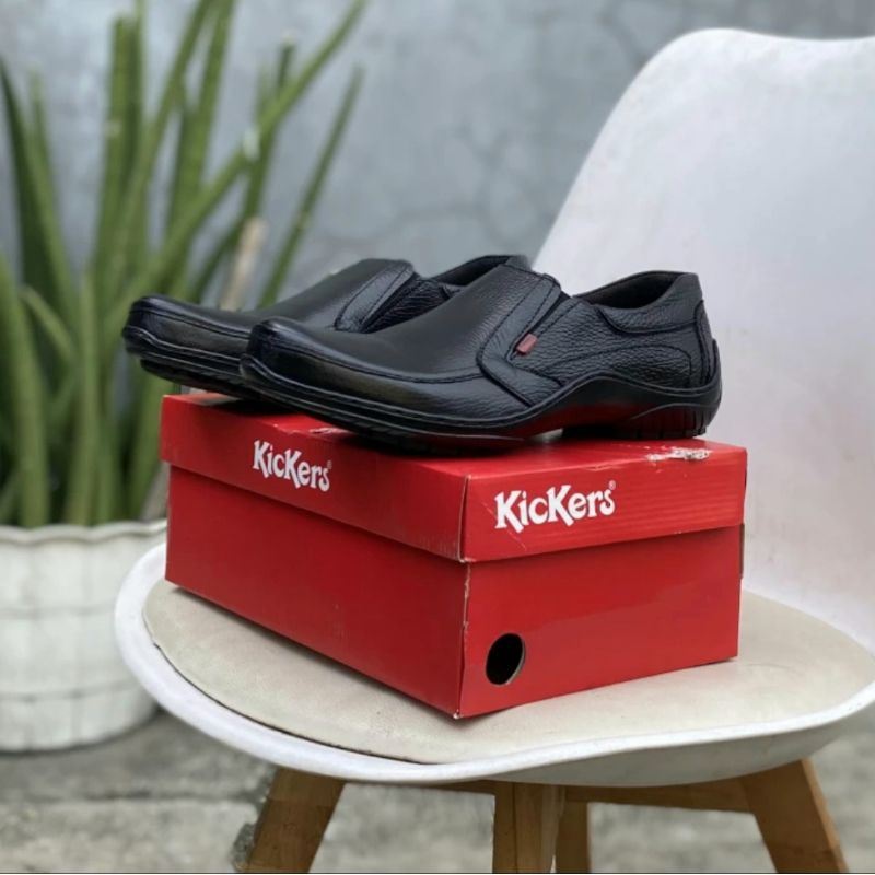 Sepatu Kulit kickers Pria