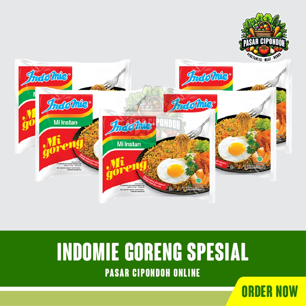 

Indomie Mi Instan Mi Goreng 85 gram 5 Pcs - Pasar Cipondoh Tangerang
