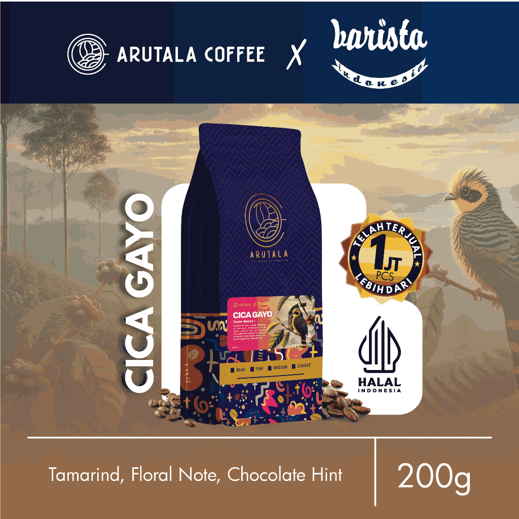 

ARUTALA x Barista Indonesia Cica Gayo 200 gram