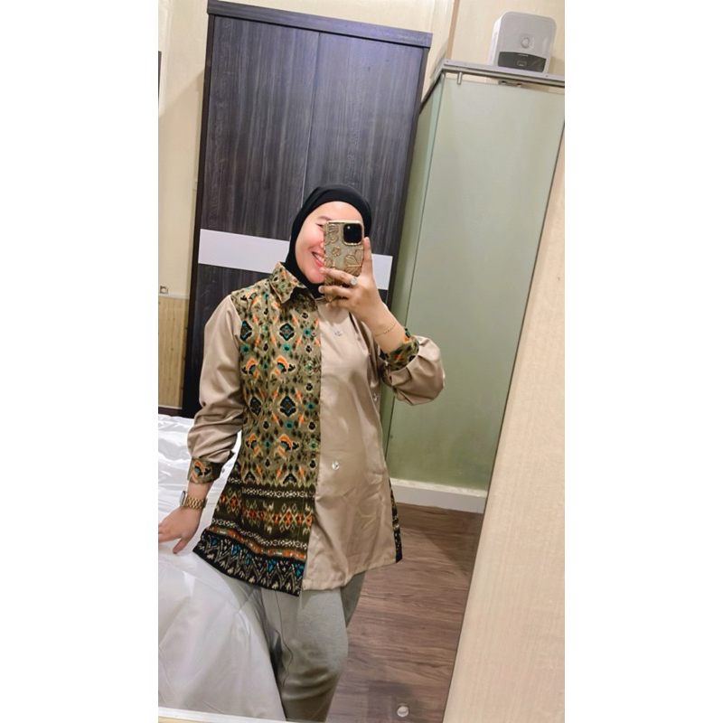 BLOUSE BLONGKET / BATIK JUMPUTAN / JUMPUTAN WANITA / TUNIK JUMPUTAN
