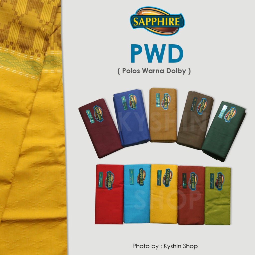 Diskon Sarung SAPPHIRE PWD Kain Sarung Tenun Premium Kain Sarung Sholat Pria Dewasa - 1 Pcs