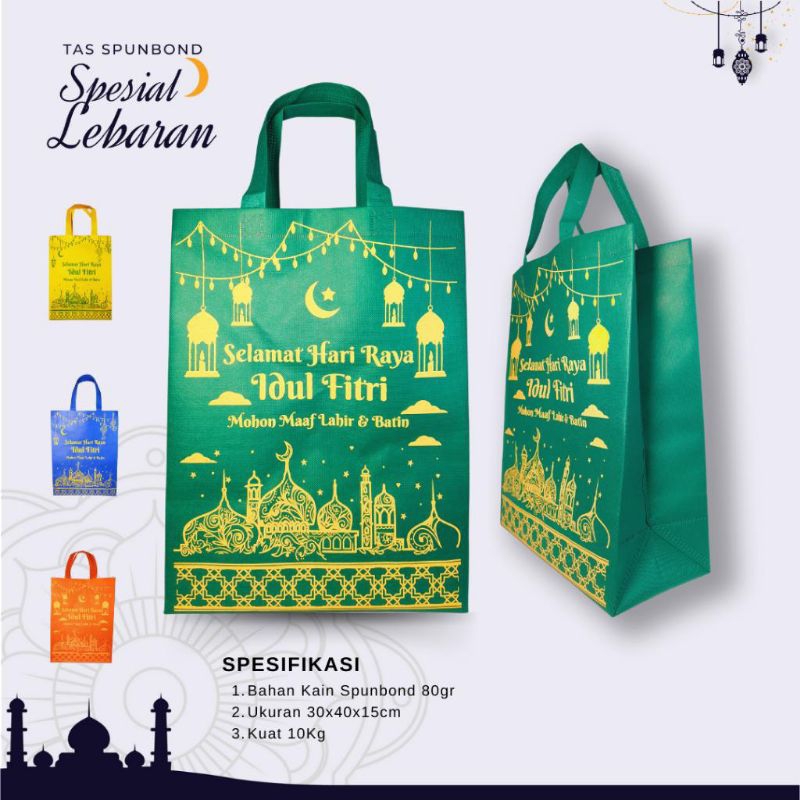

Tas Lebaran Super Tebal Jumbo 30x40x15 cm - Isi 10 Pcs/Pack | Kuat & Elegan untuk Parcel dan Hampers