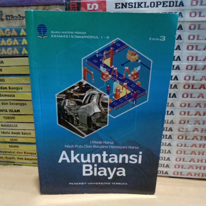 Buku Original AKUTANSI BIAYA EDISI 3 UNIVERSITAS TERBUKA