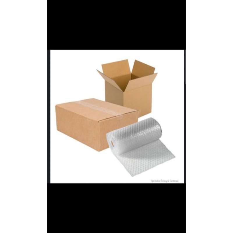 

ADD KARDUS/BUBBLE WRAP UNTUK KEAMANAN PAKET