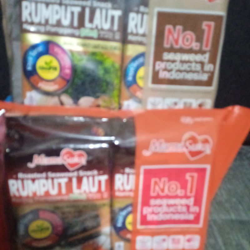 

mama suka rumput laut rasa pedas/rasa Korean BBQ/rasa original