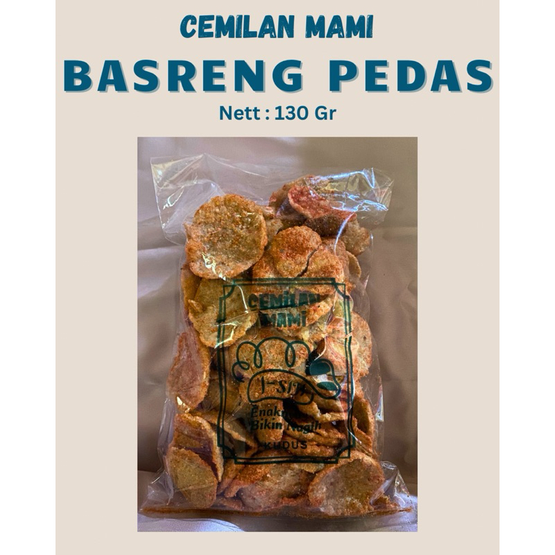 

(Cemilan Mami) Basreng Pedas isi 130 Gr