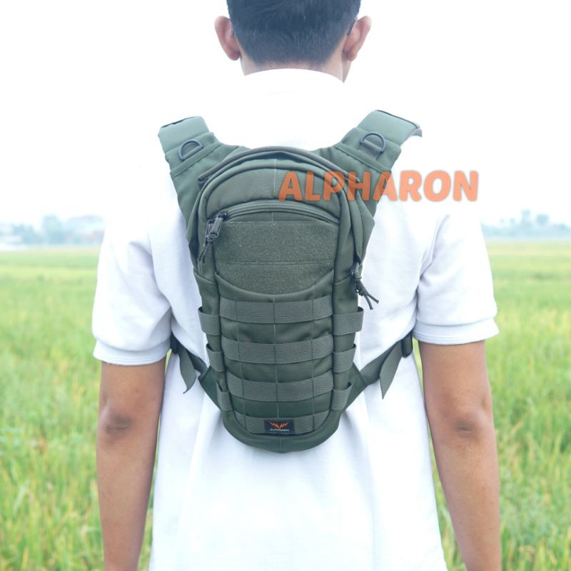 Tas Army Tactical Ransel Hydropack TNI Tentara MTB Trail Riding