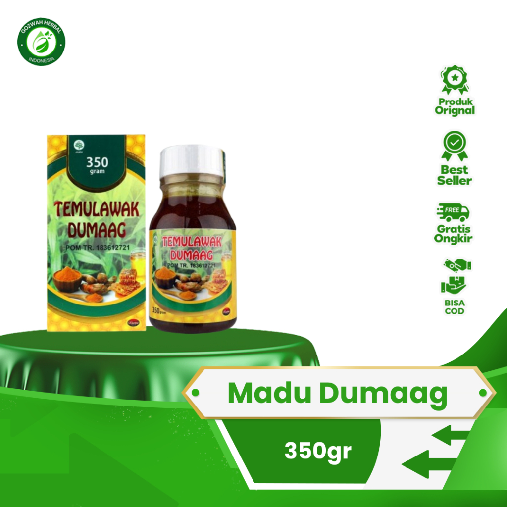 

Dumaag Madu Temulawak Untuk Sakit Maag 350 gram