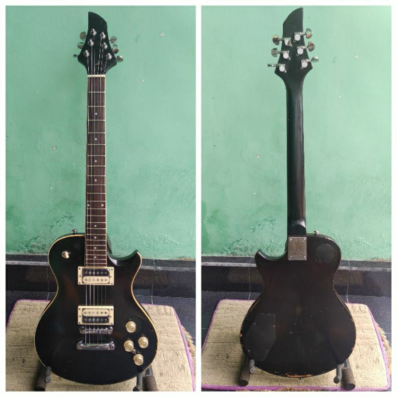 gitar listrik ORIGINAL Rockwell RS-22, model Les Paul PRS Single Cut