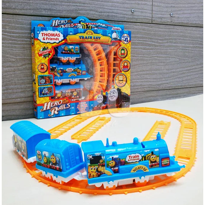 Mainan Anak KERETA REL 3 GERBONG mainan trek rel kereta thamos n friend rel kereta api elektrik main