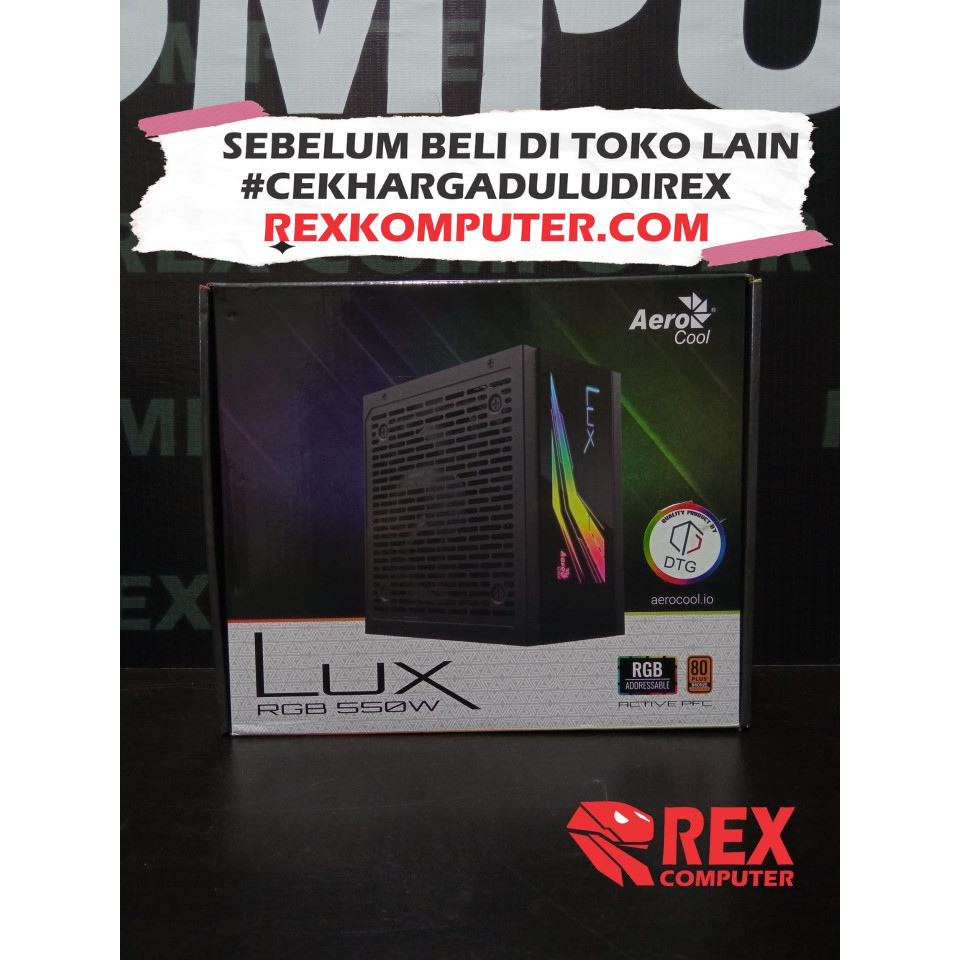 PSU AEROCOOL LUX RGB 550W