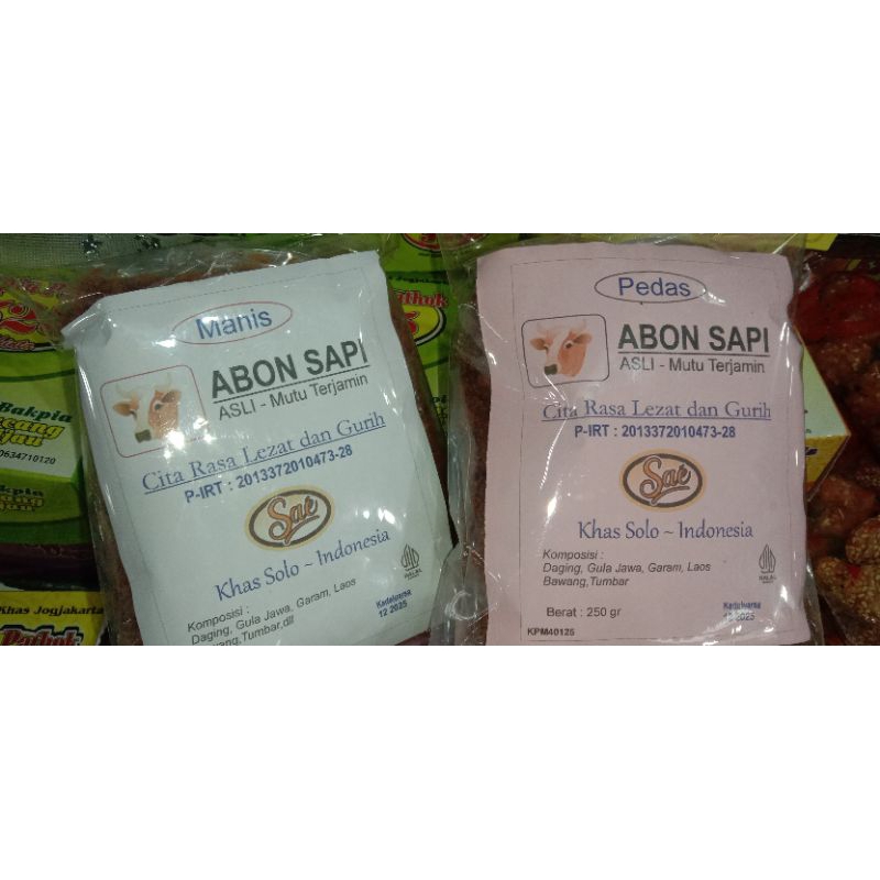 

(250gr) ABON ASLI PEDAS/MANIS