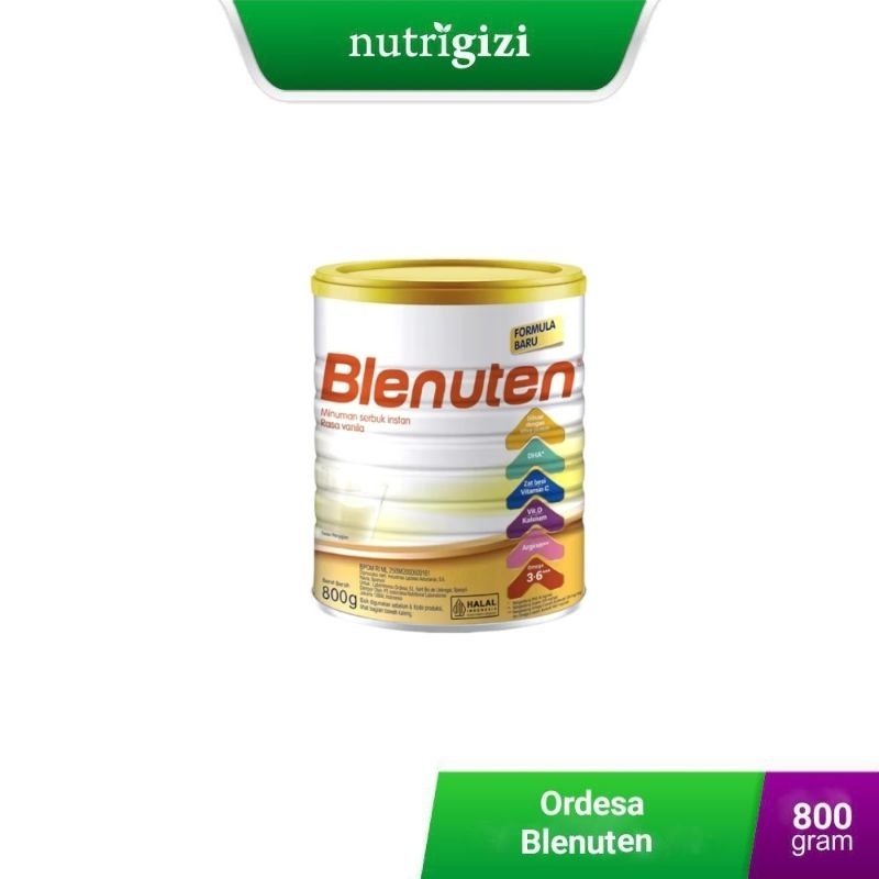Nutrigizi | Ordesa Blenuten / Blenut Up 800 gram Kemasan Non Medis Susu Tinggi Kalori Anak 1 Tahun K