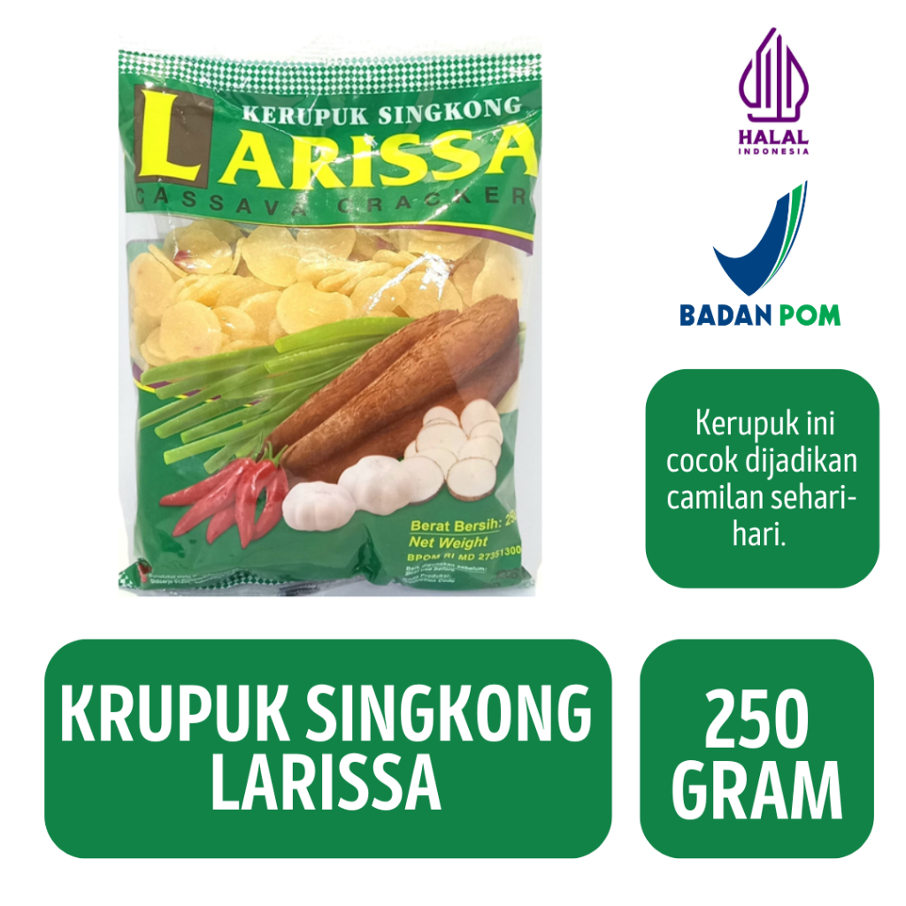 

Kerupuk Singkong Larissa [250GR]