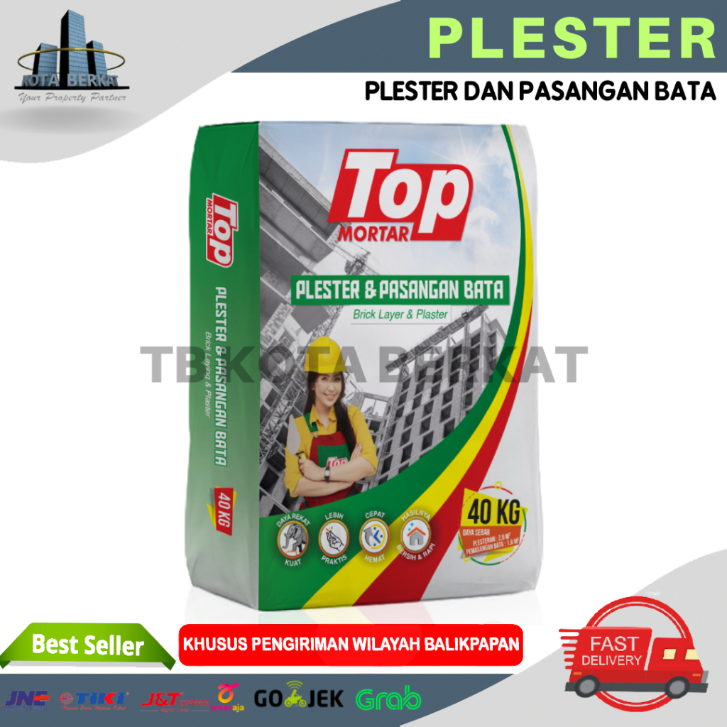 PLESTER TOP MORTAR/ TOP MORTAR PLESTER DAN BRICK LAYER