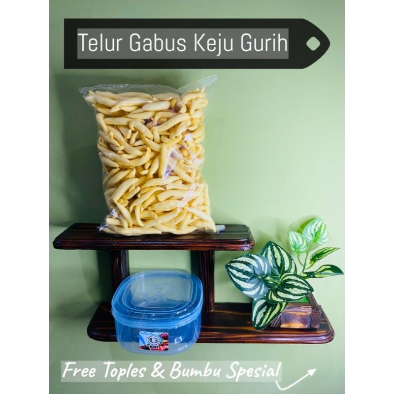 

Telur gabus keju gurih free bumbu tambahan & toples