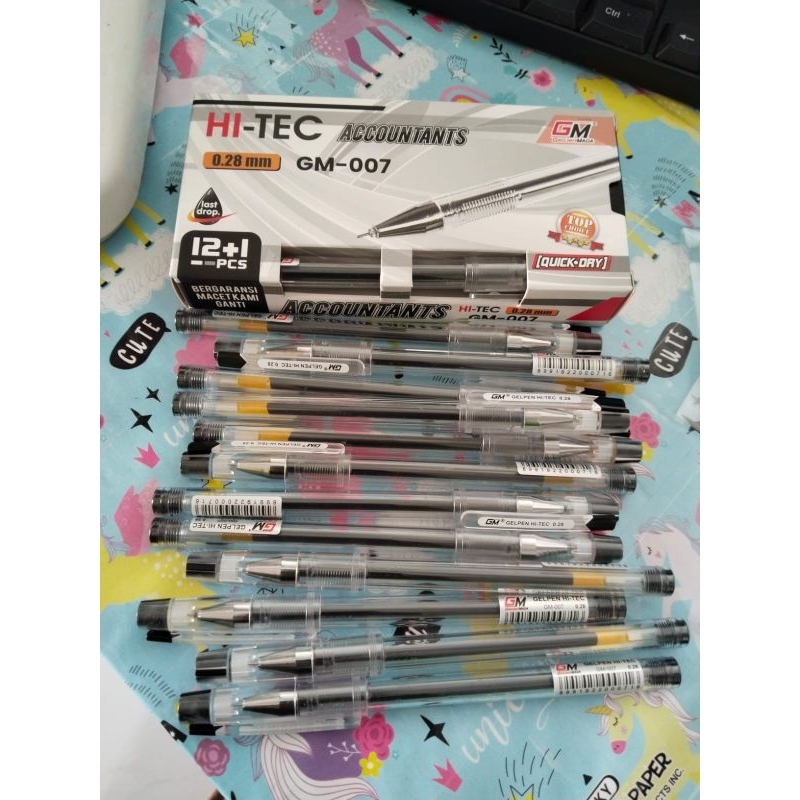 Bolpen HI-TEC ACCOUNTANTS 0.28mm | Pulpen Hi-tec isi 12+1pcs