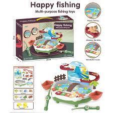 HAPPY FISHING Mainan Anak Fishing Game 2in1 Pancing Ikan And Track  Permainan MANCING TS