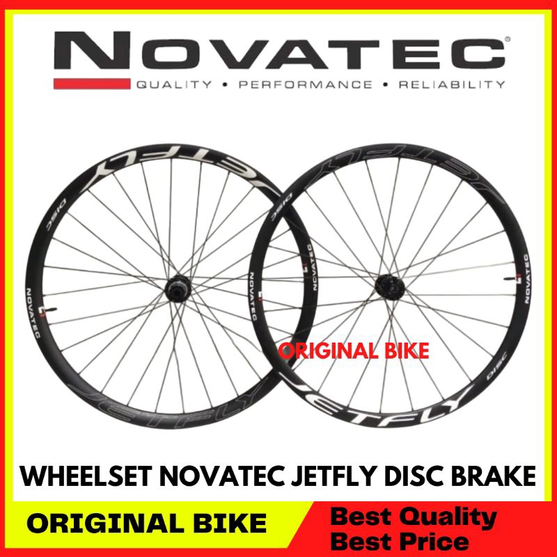 WHEELSET ALLOY NOVATEC JETFLY 700C DISC BRAKE ORIGINAL NEW