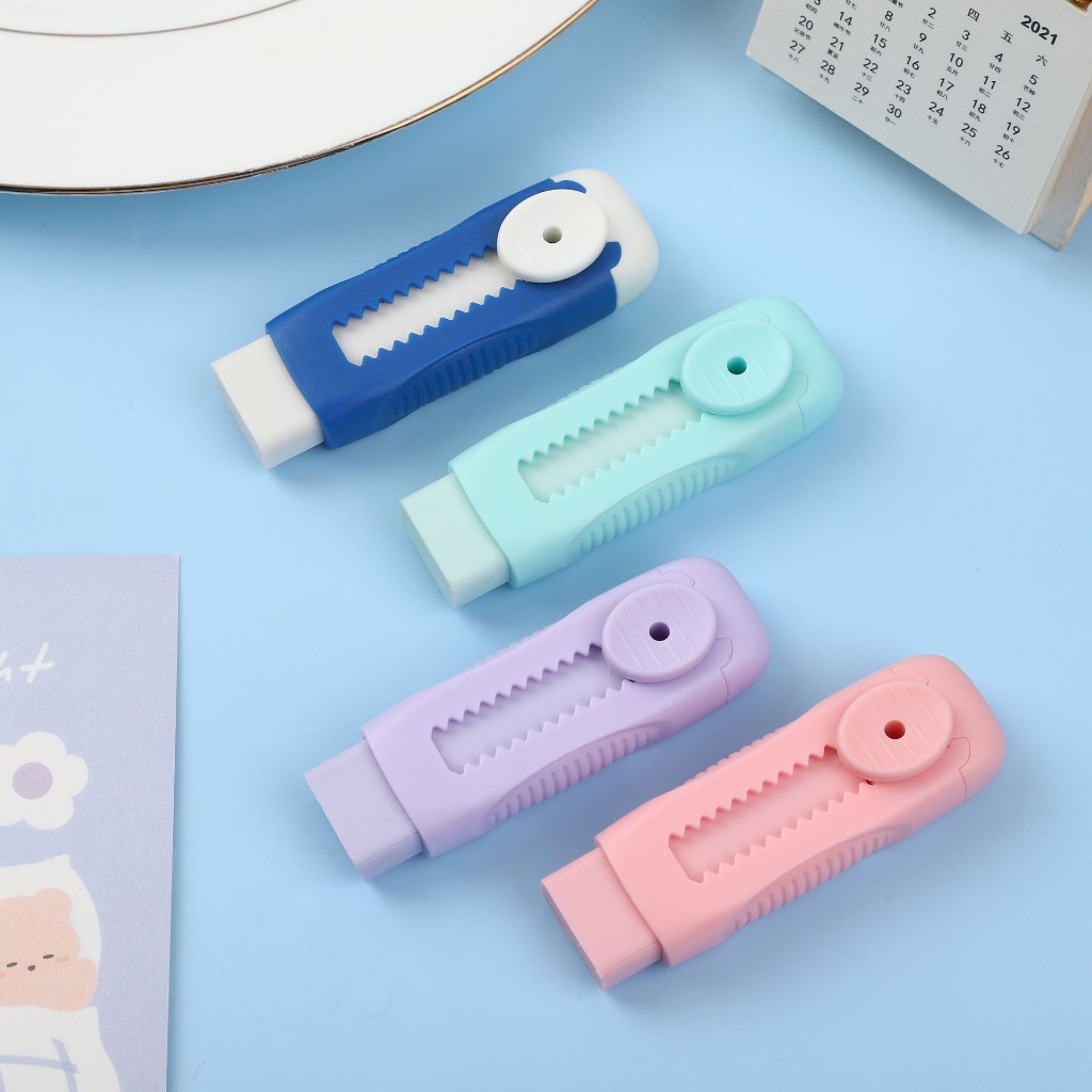 

Colorful Sliding Eraser / Penghapus Geser / Hapusan Mekanik Warna Lucu Tidak Meninggalkan Serpihan