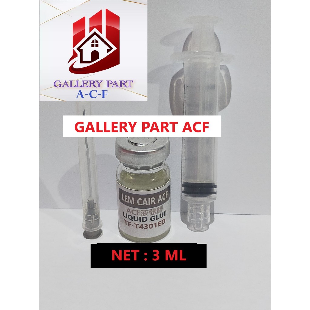 (promo) lem cair atau lem acf cof ke panel tv LCD MONITOR HP TABLET