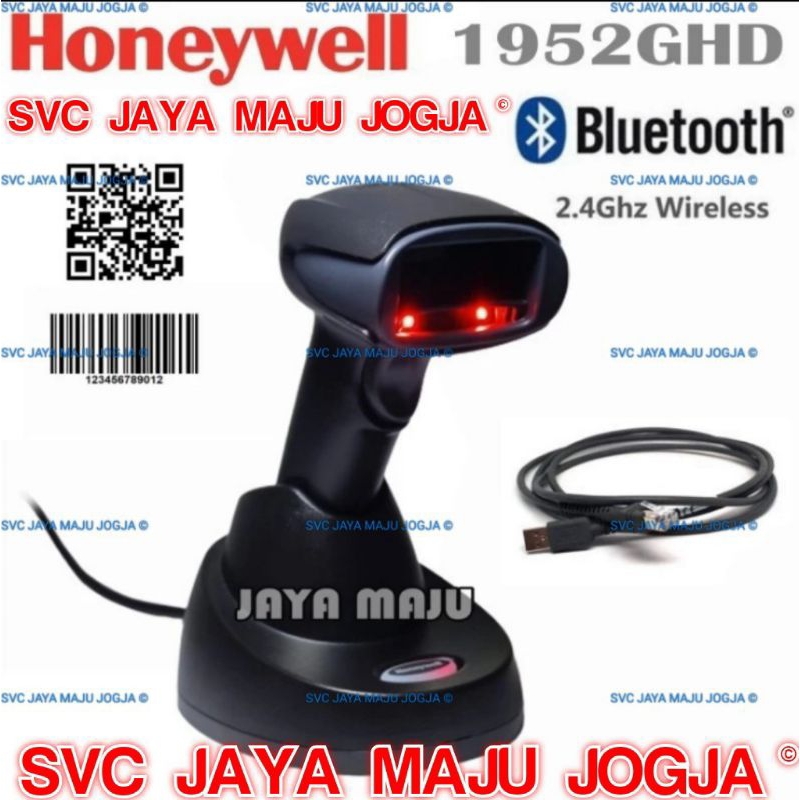 HONEYWELL  1952  GHD - BLUETOOTH WIRELESS - BATTERY  2.400 mAh - 2D  1D  ||  BARCODE SCANNER HANDHEL