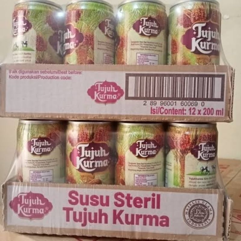 

Tujuh Kurma Susu Steril isi 12 Kaleng / Krat