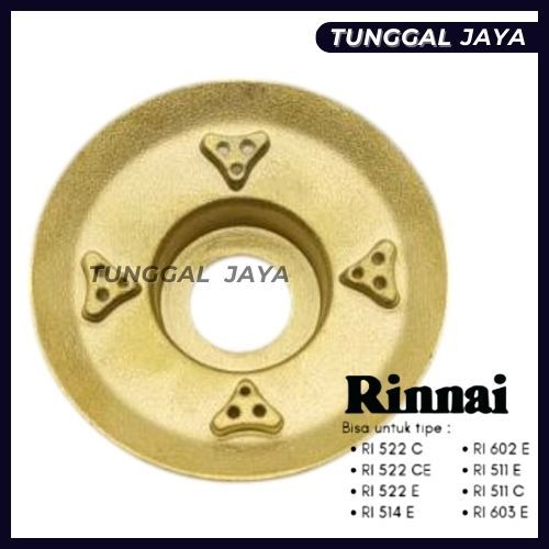 BURNER KOMPOR GAS RINNAI KECIL ORIGINAL  Burner Kecil 511 522 602
