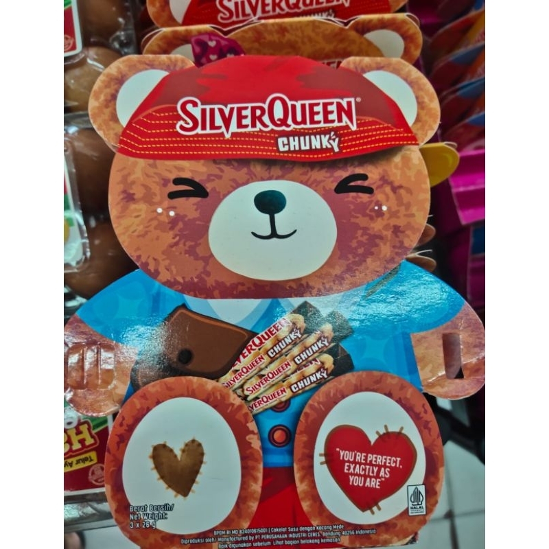 

Silver queen Beruang isi 3 ( 26gr x 3pcs ) limited edition