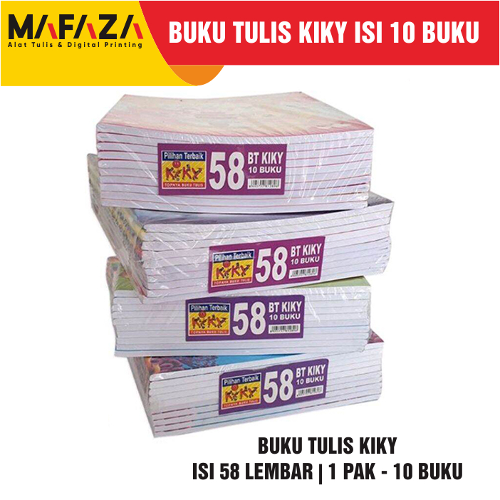 

[1 Pcs] Buku Tulis Kiky 58 Lembar / Buku Tulis Murid Anak Sekolah Kiky 58 Lembar