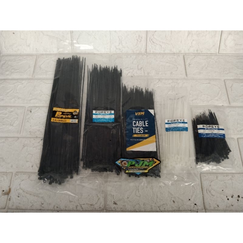 

Kabel Tali Ties Tis Krek Nylon 10cm15cm20cm