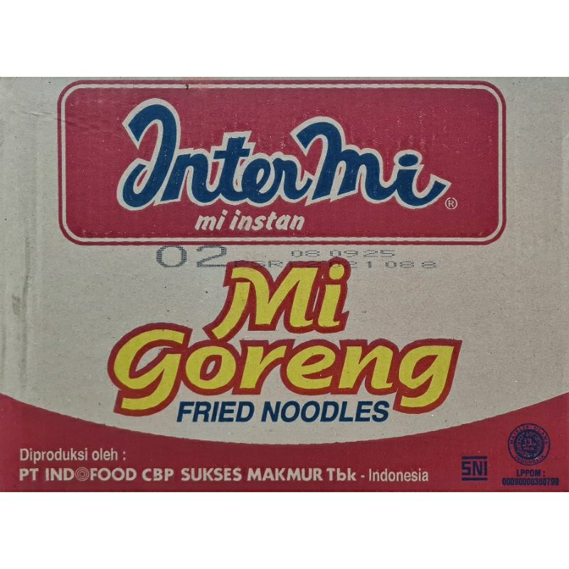 

( 1/2 Dus isi 20 ) INTERMI GORENG BIASA