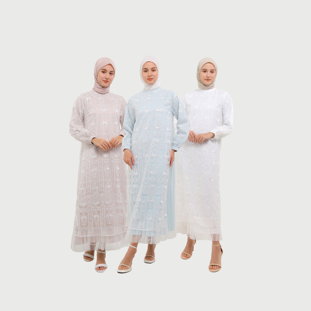 MFMW Albinoeri Dress Gamis Brukat